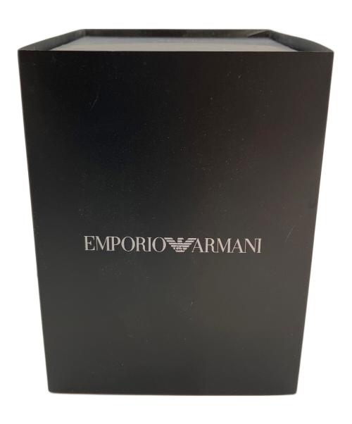 EMPORIO ARMANI（エンポリオ アルマーニ）EMPORIO ARMANI (エンポリオ アルマーニ) リストウォッチ ブラックの古着・服飾アイテム