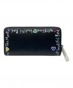 Christian Louboutinクリスチャン・ルブタン）の古着「W PANETTONE WALLET NV CALF P MESSAGE」