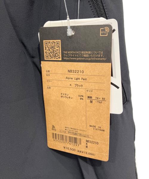 THE NORTH FACE（ザ ノース フェイス）THE NORTH FACE (ザ ノース フェイス) アルパイン ライトパンツ Alpine Light Pant ブラック サイズ:M 未使用品の古着・服飾アイテム