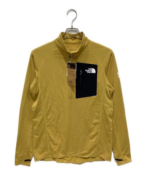 THE NORTH FACE（ザ ノース フェイス）THE NORTH FACE (ザ ノース フェイス) エクスペディションドライドットジップハイ Expedition Dry Dot Zip High イエロー×ブラック サイズ:L 未使用品の古着・服飾アイテム