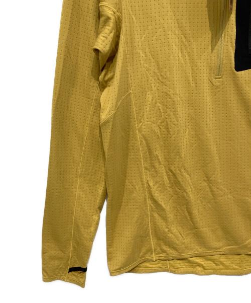 THE NORTH FACE（ザ ノース フェイス）THE NORTH FACE (ザ ノース フェイス) エクスペディションドライドットジップハイ Expedition Dry Dot Zip High イエロー×ブラック サイズ:L 未使用品の古着・服飾アイテム
