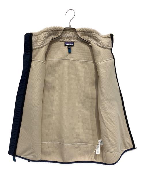 Patagonia（パタゴニア）Patagonia (パタゴニア) クラシック レトロX フリースベスト ベージュ×ネイビー サイズ:Mの古着・服飾アイテム