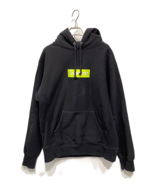 SUPREME（シュプリーム）SUPREME (シュプリーム) プルオーバーパーカー ブラック×グリーン サイズ:Mの古着・服飾アイテム