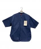 BLUE WORKブルーワーク）の古着「半袖シャツ」｜ネイビー