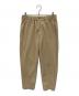 WHITE MOUNTAINEERING（ホワイトマウンテ二アニング）の古着「SEERSUCKER WIDE TAPERED PANTS」｜ベージュ