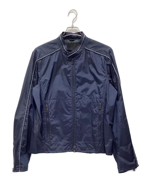 PRADA（プラダ）PRADA (プラダ) ナイロンジャケット ネイビー サイズ:50の古着・服飾アイテム