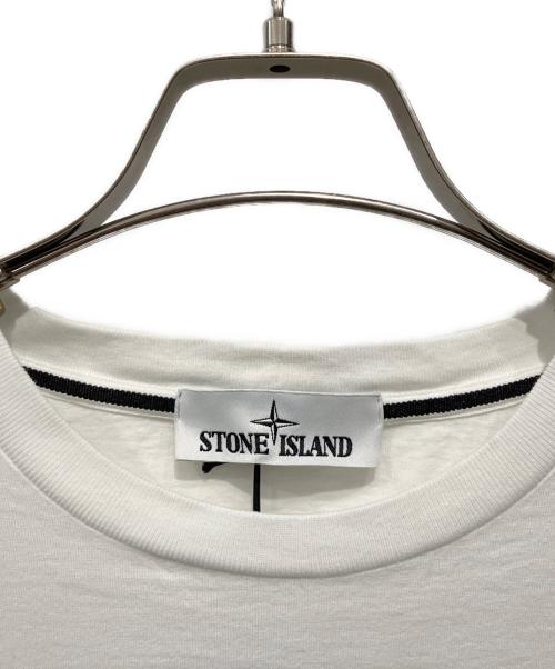 STONE ISLAND（ストーンアイランド）STONE ISLAND (ストーンアイランド) カットソー ホワイト サイズ:M 未使用品の古着・服飾アイテム