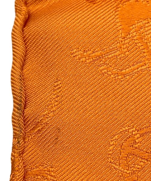 HERMES（エルメス）HERMES (エルメス) スカーフ カレ90 LE GEOGRAPHE オレンジの古着・服飾アイテム