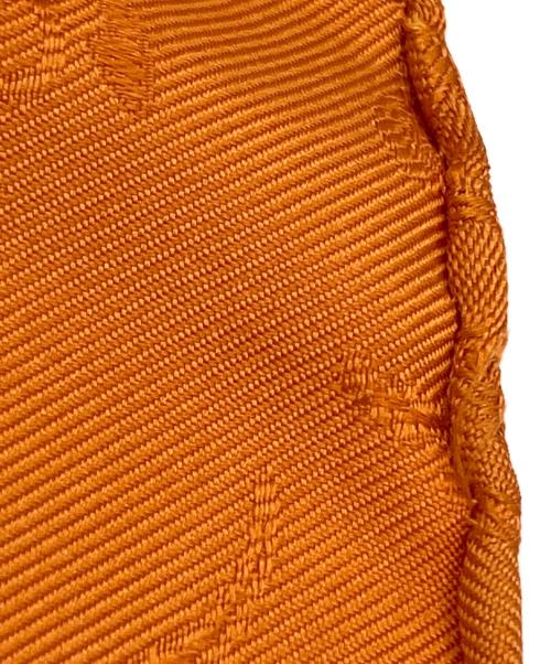 HERMES（エルメス）HERMES (エルメス) スカーフ カレ90 LE GEOGRAPHE オレンジの古着・服飾アイテム