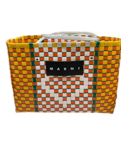 MARNI（マルニ）MARNI (マルニ) ピクニックバッグ イエロー×オレンジの古着・服飾アイテム