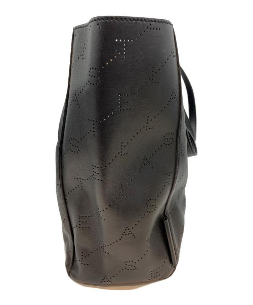 STELLA McCARTNEY（ステラマッカートニー）STELLA McCARTNEY (ステラマッカートニー) モノグラムパンチングトートバッグ ブラックの古着・服飾アイテム