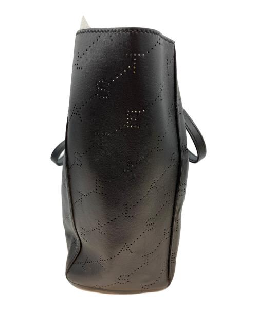 STELLA McCARTNEY（ステラマッカートニー）STELLA McCARTNEY (ステラマッカートニー) モノグラムパンチングトートバッグ ブラックの古着・服飾アイテム