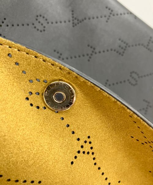 STELLA McCARTNEY（ステラマッカートニー）STELLA McCARTNEY (ステラマッカートニー) モノグラムパンチングトートバッグ ブラックの古着・服飾アイテム