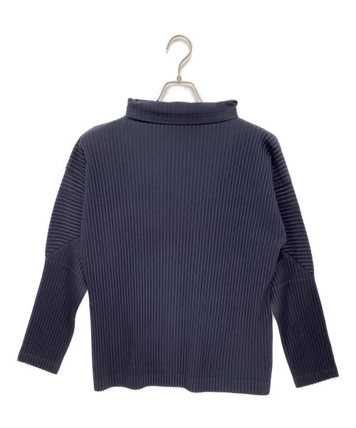 HOMME PLISSE ISSEY MIYAKE（オム プリッセ イッセイ ミヤケ）HOMME PLISSE ISSEY MIYAKE (オム プリッセ イッセイ ミヤケ) 長袖カットソー ネイビー サイズ:2の古着・服飾アイテム