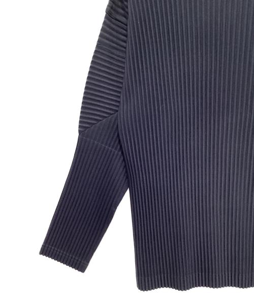 HOMME PLISSE ISSEY MIYAKE（オム プリッセ イッセイ ミヤケ）HOMME PLISSE ISSEY MIYAKE (オム プリッセ イッセイ ミヤケ) 長袖カットソー ネイビー サイズ:2の古着・服飾アイテム