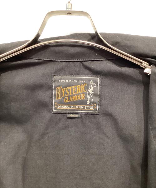 Hysteric Glamour（ヒステリックグラマー）Hysteric Glamour (ヒステリックグラマー) レーシングジャケット ブラック サイズ:Mの古着・服飾アイテム