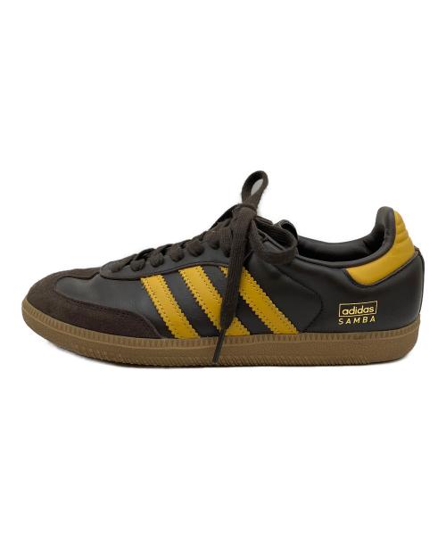 adidas（アディダス）adidas (アディダス) SAMBA OG ブラウン×イエロー サイズ:23.5の古着・服飾アイテム