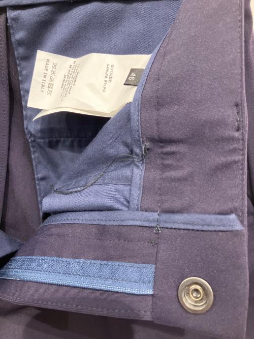 EMMETI（エンメティ）EMMETI (エンメティ) ストレッチパンツ ネイビー サイズ:46の古着・服飾アイテム