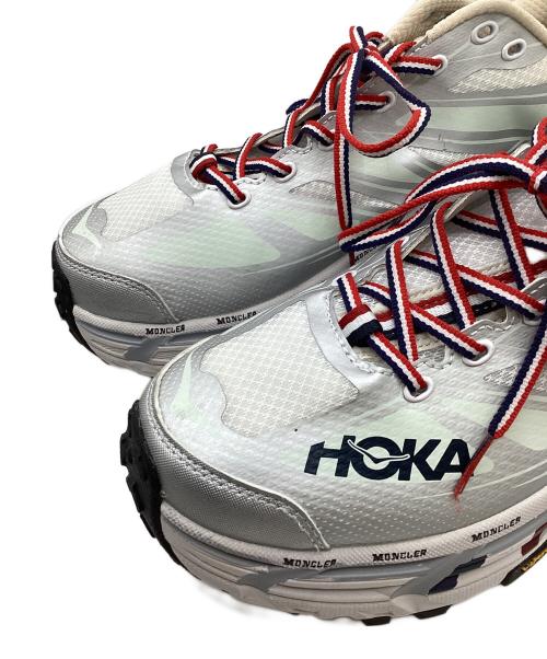 HOKAONEONE（ホカオネオネ）HOKAONEONE (ホカオネオネ) スニーカー ホワイト×シルバー サイズ:27.5の古着・服飾アイテム