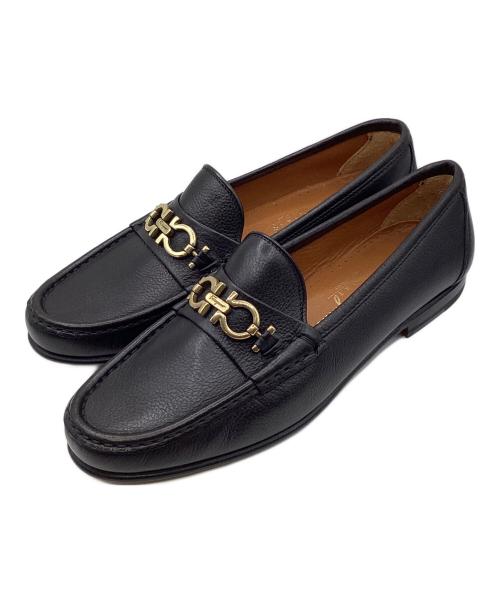 Salvatore Ferragamo（サルヴァトーレ フェラガモ）Salvatore Ferragamo (サルヴァトーレ フェラガモ) ビットローファー ブラック サイズ:8の古着・服飾アイテム