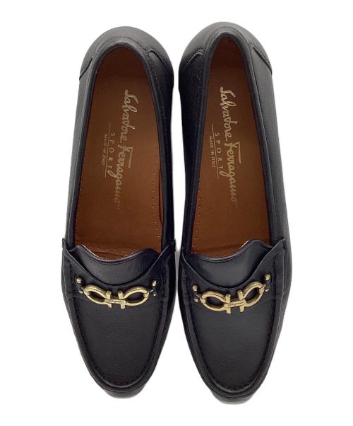 Salvatore Ferragamo（サルヴァトーレ フェラガモ）Salvatore Ferragamo (サルヴァトーレ フェラガモ) ビットローファー ブラック サイズ:8の古着・服飾アイテム