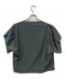 132 5. ISSEY MIYAKE (132 5. イッセイ ミヤケ) 半袖ブラウス ネイビー×ダークグリーン サイズ:3：15000円