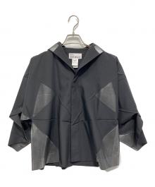 132 5. ISSEY MIYAKE（132 5. イッセイ ミヤケ）の古着「シャツジャケット」｜ブラック