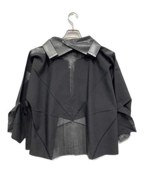132 5. ISSEY MIYAKE（132 5. イッセイ ミヤケ）132 5. ISSEY MIYAKE (132 5. イッセイ ミヤケ) シャツジャケット ブラック サイズ:3の古着・服飾アイテム