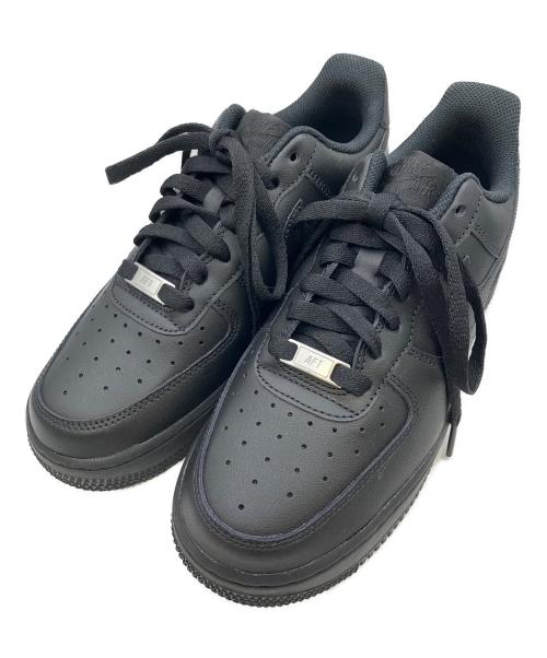 NIKE（ナイキ）NIKE (ナイキ) AIR FORCE1 LOW ブラック サイズ:25cmの古着・服飾アイテム