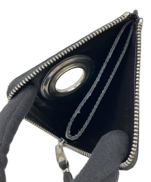 COMME des GARCONS（コムデギャルソン）COMME des GARCONS (コムデギャルソン) Lジップウォレット ブラックの古着・服飾アイテム