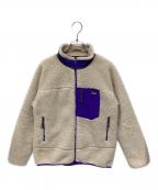 Patagoniaパタゴニア）の古着「レトロXフリースジャケット」｜ベージュ×パープル