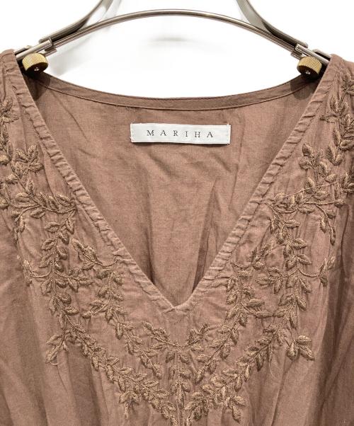 MARIHA（マリハ）MARIHA (マリハ) 半袖ワンピース ブラウン サイズ:36の古着・服飾アイテム