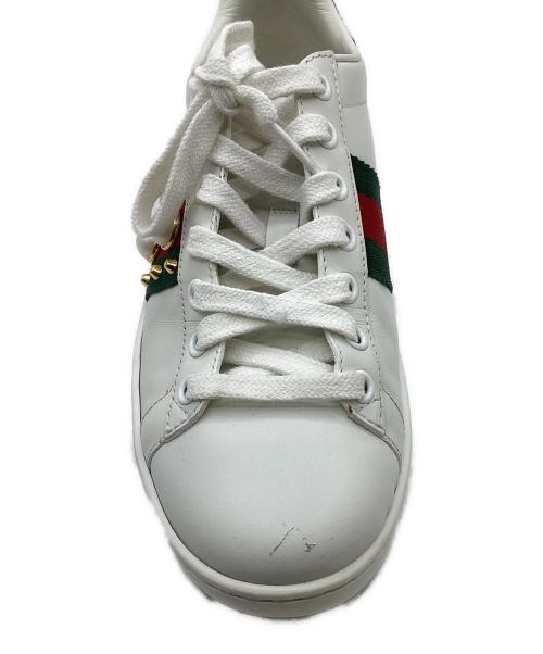 GUCCI（グッチ）GUCCI (グッチ) スニーカー ホワイト サイズ:35 1/2の古着・服飾アイテム