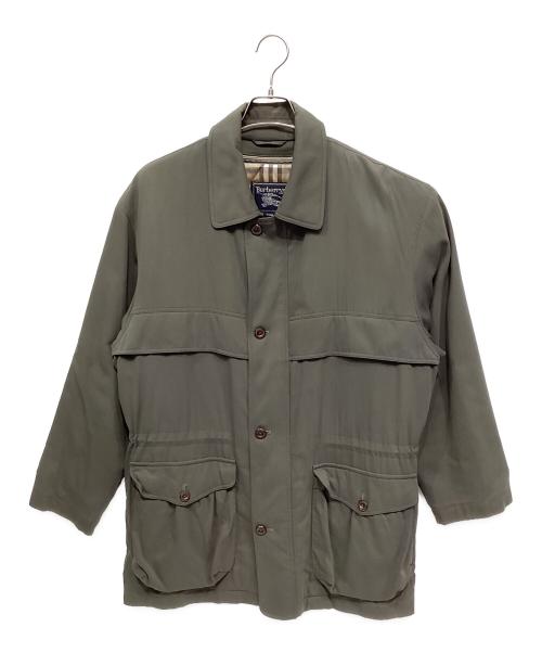 Burberry's（バーバリーズ）Burberry's (バーバリーズ) ライナー付コート グリーン サイズ:Largeの古着・服飾アイテム