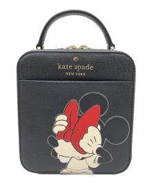 Kate Spade×DISNEY（ケイトスペード×ディズニー）の古着「2WAYバッグ」｜ブラック×レッド