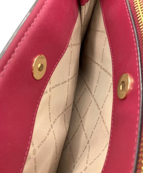 MICHAEL KORS（マイケルコース）MICHAEL KORS (マイケルコース) 2WAYバッグ ブラウン×ピンクの古着・服飾アイテム