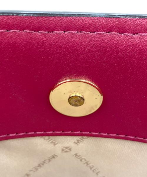 MICHAEL KORS（マイケルコース）MICHAEL KORS (マイケルコース) 2WAYバッグ ブラウン×ピンクの古着・服飾アイテム