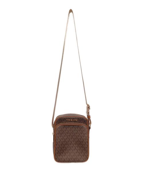 MICHAEL KORS（マイケルコース）MICHAEL KORS (マイケルコース) ショルダーバッグ ブラウンの古着・服飾アイテム