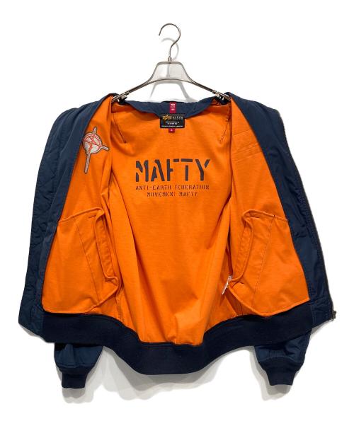 ALPHA INDUSTRIES（アルファインダストリーズ）ALPHA INDUSTRIES (アルファインダストリーズ) MA-1 NATUS ネイビー×オレンジ サイズ:XLの古着・服飾アイテム