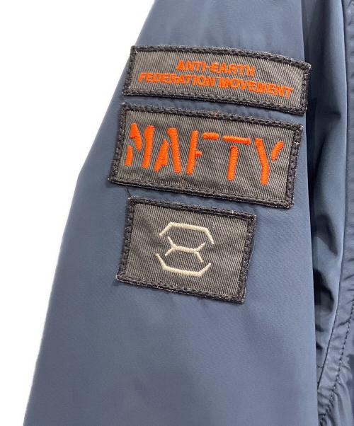 ALPHA INDUSTRIES（アルファインダストリーズ）ALPHA INDUSTRIES (アルファインダストリーズ) MA-1 NATUS ネイビー×オレンジ サイズ:XLの古着・服飾アイテム