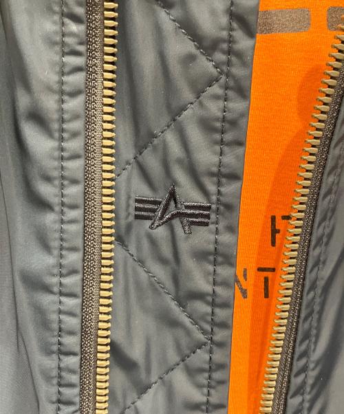 ALPHA INDUSTRIES（アルファインダストリーズ）ALPHA INDUSTRIES (アルファインダストリーズ) MA-1 NATUS ネイビー×オレンジ サイズ:XLの古着・服飾アイテム