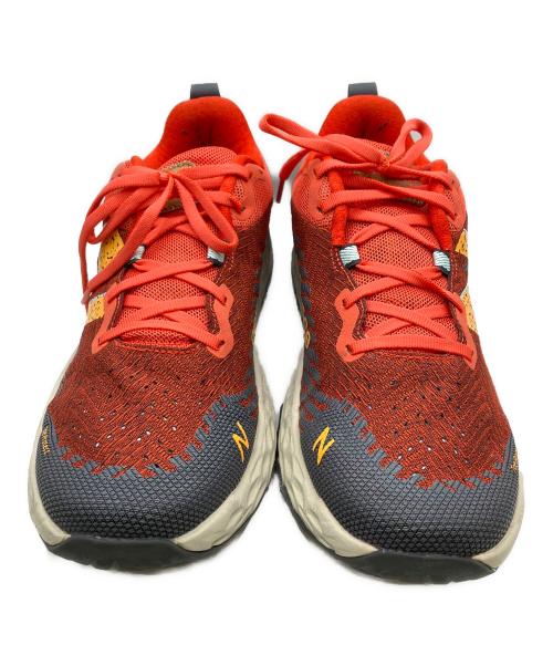 NEW BALANCE（ニューバランス）NEW BALANCE (ニューバランス) FRESH FOAM HIERRO レッド×オレンジ×グレー サイズ:28.5cmの古着・服飾アイテム