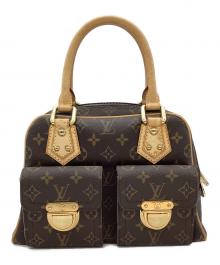 LOUIS VUITTON（ルイ ヴィトン）の古着「ハンドバッグ マンハッタンPM」｜ブラウン