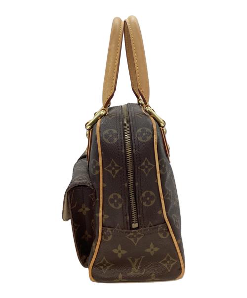 LOUIS VUITTON（ルイ ヴィトン）LOUIS VUITTON (ルイ ヴィトン) ハンドバッグ マンハッタンPM ブラウンの古着・服飾アイテム
