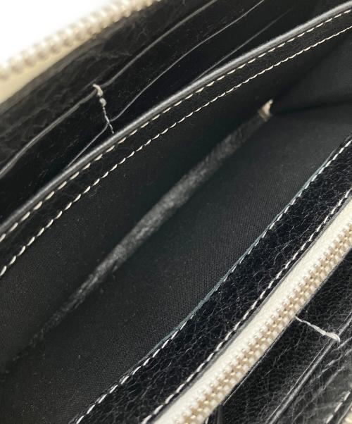 BALENCIAGA（バレンシアガ）BALENCIAGA (バレンシアガ) 長財布 バザール ホワイト×ブルーの古着・服飾アイテム