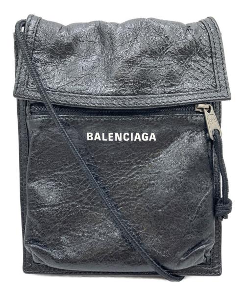 BALENCIAGA（バレンシアガ）BALENCIAGA (バレンシアガ) ショルダーポーチ ブラックの古着・服飾アイテム