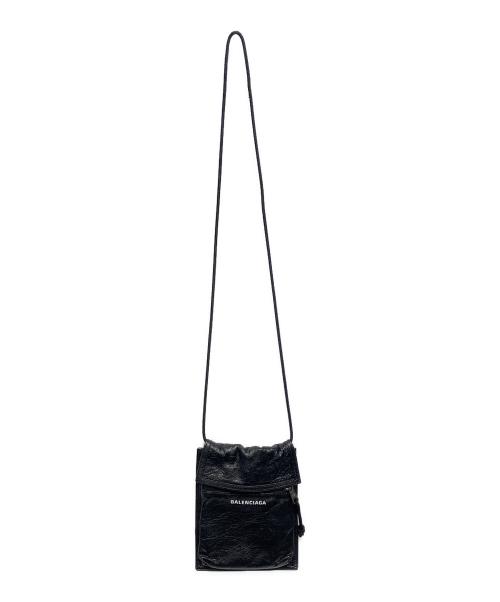 BALENCIAGA（バレンシアガ）BALENCIAGA (バレンシアガ) ショルダーポーチ ブラックの古着・服飾アイテム