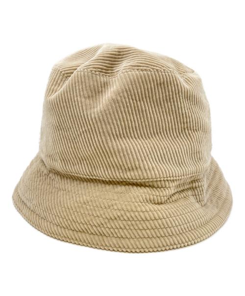 LOEWE（ロエベ）LOEWE (ロエベ) コーデュロイバケットハット ベージュ サイズ:SIZE 59の古着・服飾アイテム