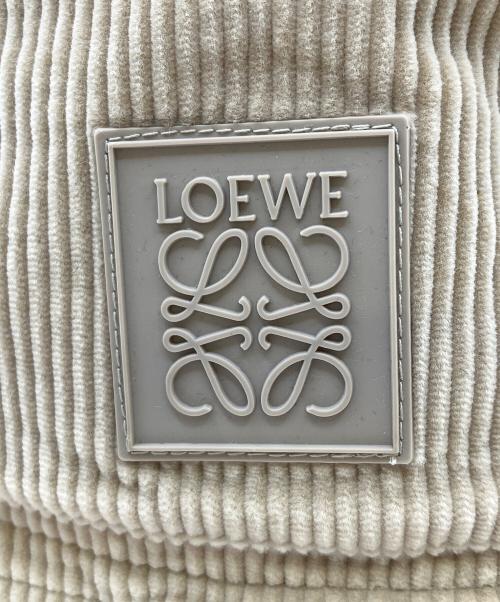 LOEWE（ロエベ）LOEWE (ロエベ) コーデュロイバケットハット ベージュ サイズ:SIZE 59の古着・服飾アイテム