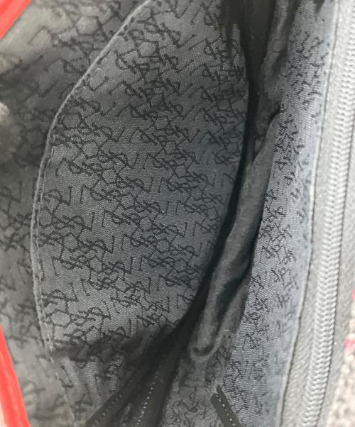 Yves Saint Laurent（イヴサンローラン）Yves Saint Laurent (イヴサンローラン) ポシェット ネイビー×レッドの古着・服飾アイテム